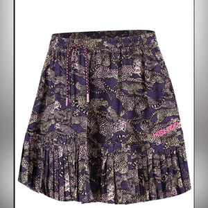 ! Kenzo Kids Animal-Print Drawstring Skirt - Purple